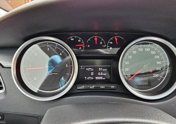 Peugeot 508 cena 42400 przebieg: 160000, rok produkcji 2015 z Jabłonowo Pomorskie małe 667